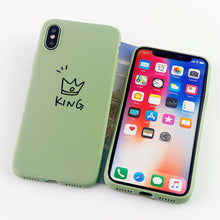 Load image into Gallery viewer, King and Queen IPhone Cases