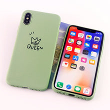 Load image into Gallery viewer, King and Queen IPhone Cases